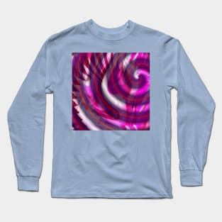 Purple and pink spirals Long Sleeve T-Shirt